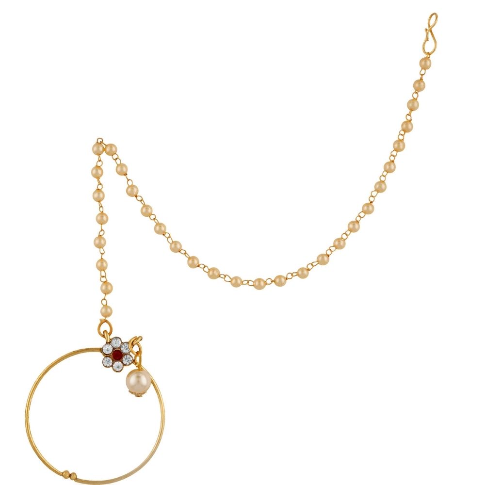 JewelMaze Exclusive Crystal Stone Bridal Jewellery Set