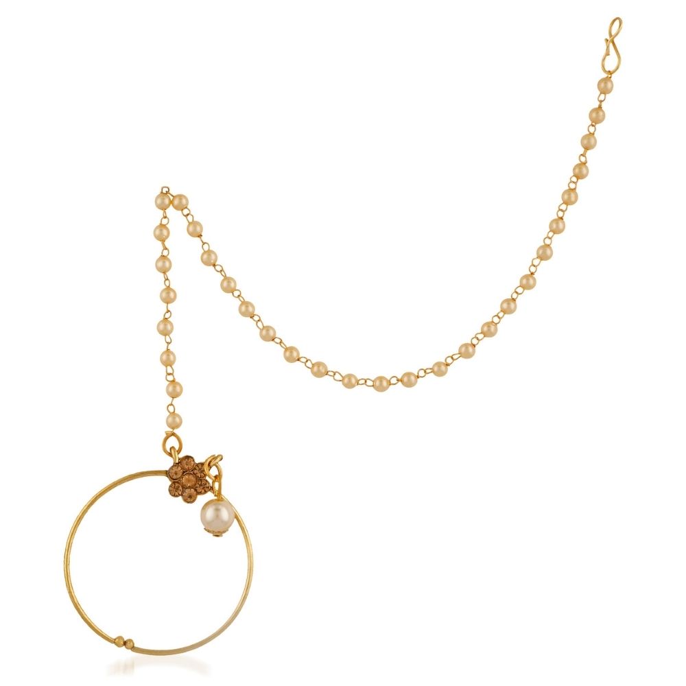 JewelMaze Exclusive Crystal Stone Bridal Jewellery Set