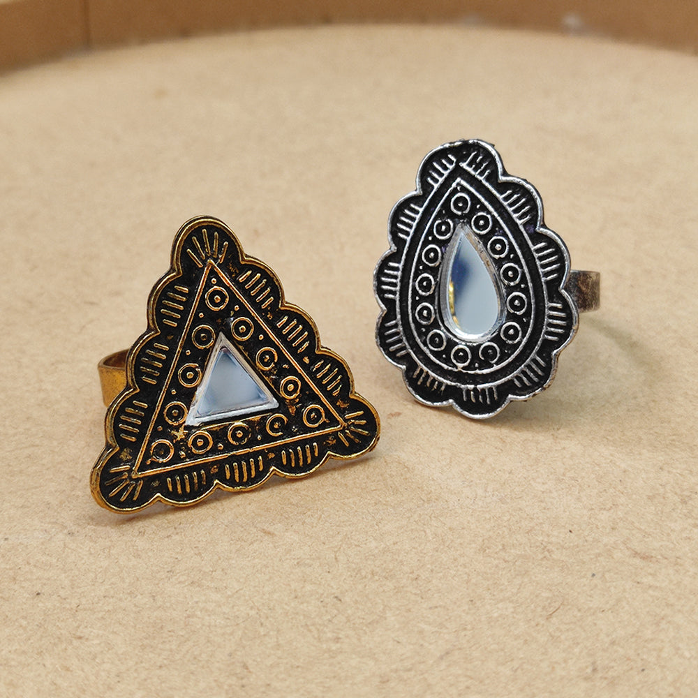 JewelMaze Set of 2 Rings Combo - 1005234