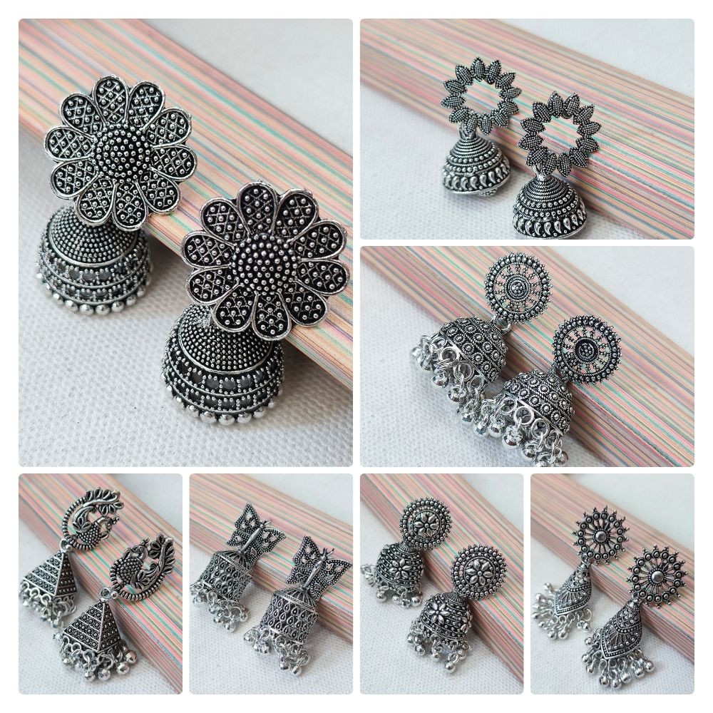 JewelMaze Set of 7 Earrings Combo