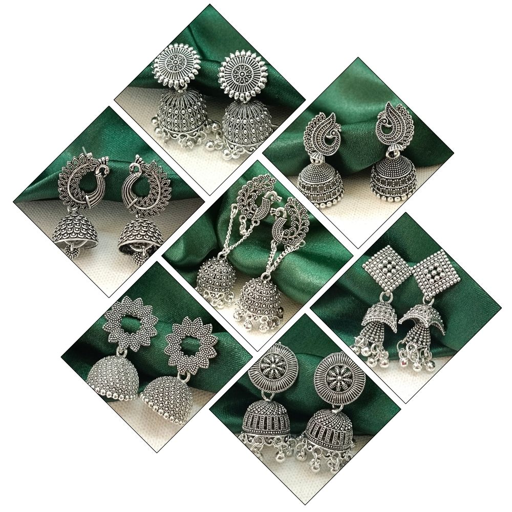 JewelMaze Set of 7 Earrings Combo