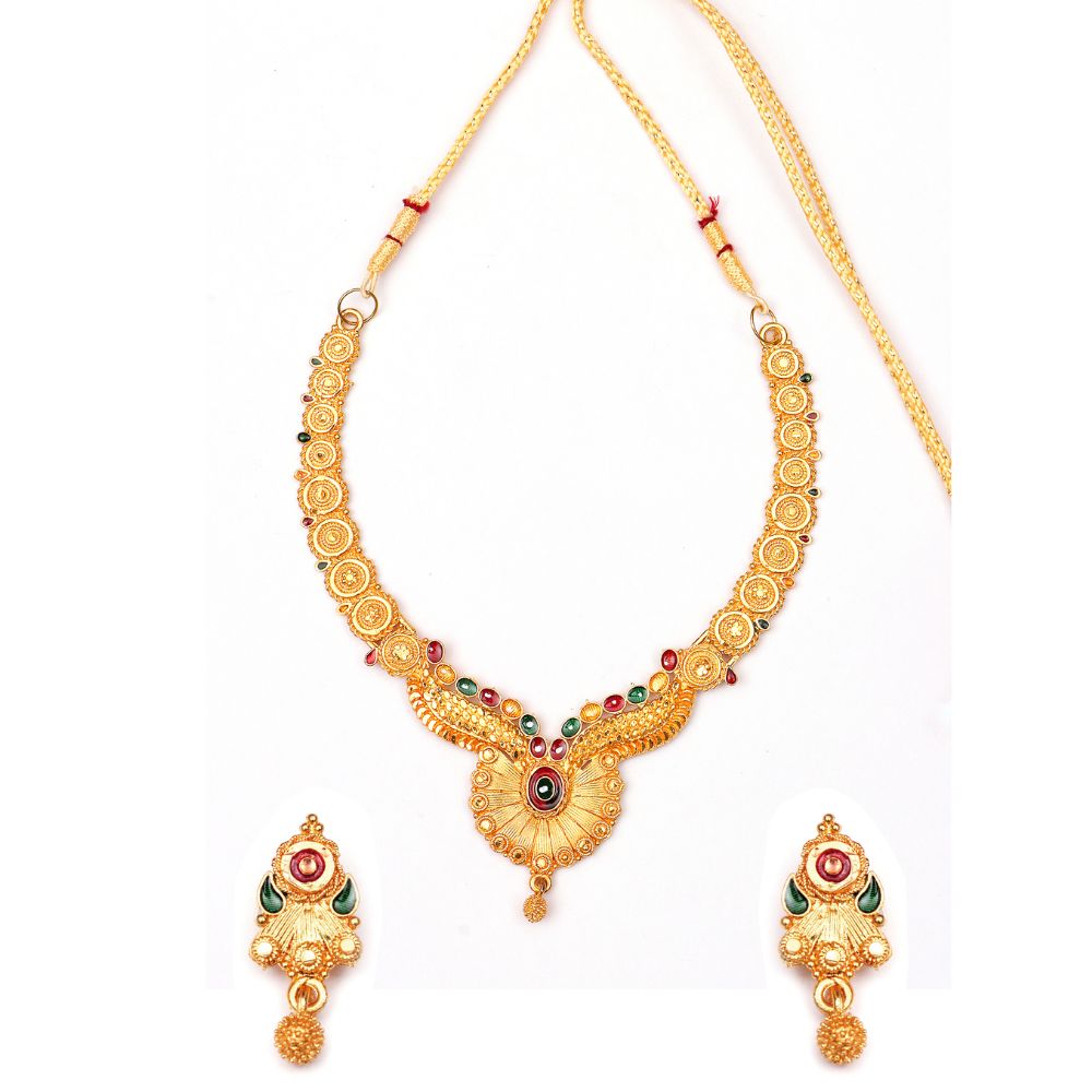 Jewelmaze Graceful Forming Look Jewelry Set for Special Occasions