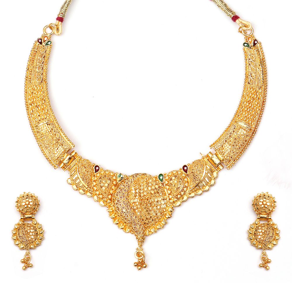 Jewelmaze Graceful Forming Look Jewelry Set for Special Occasions