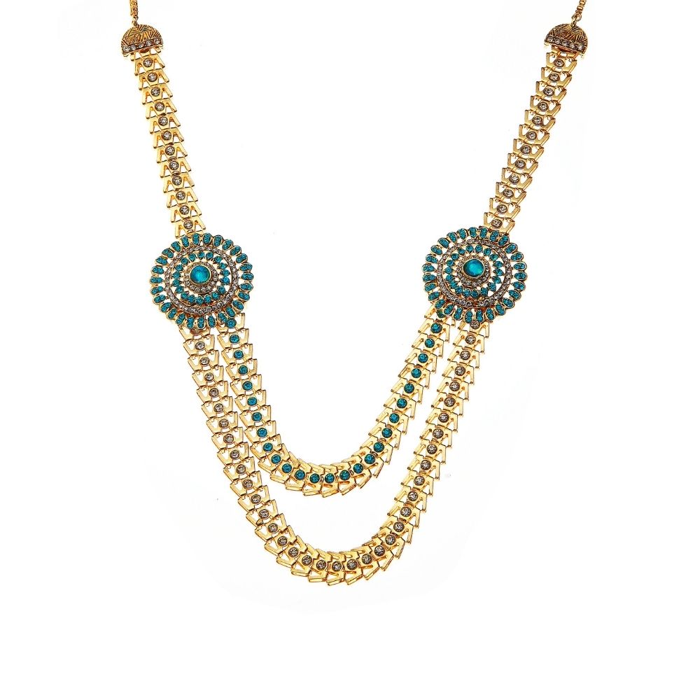 Jewelmaze Exclusive Austrian Stone Necklace Set Stylish Jewelry for Women