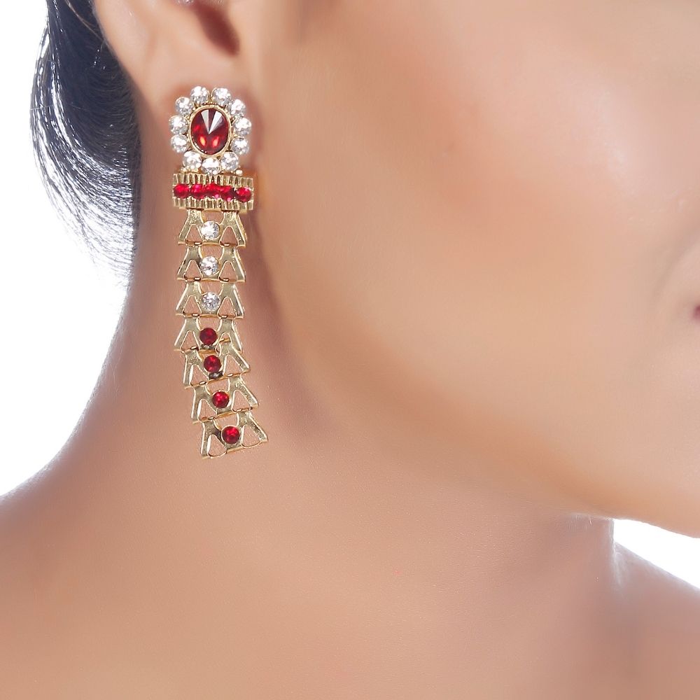 Jewelmaze Exclusive Austrian Stone Necklace Set Stylish Jewelry for Women