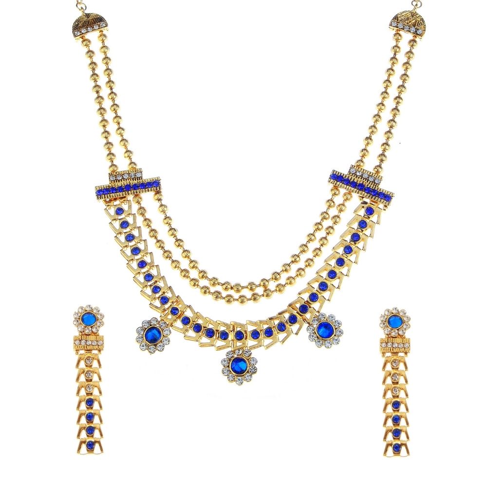 Jewelmaze Exclusive Austrian Stone Necklace Set Stylish Jewelry for Women