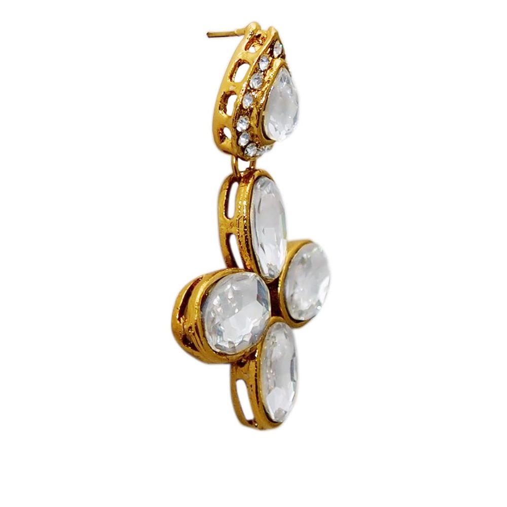 JewelMaze Premium Crystal Beads Long Necklace Set