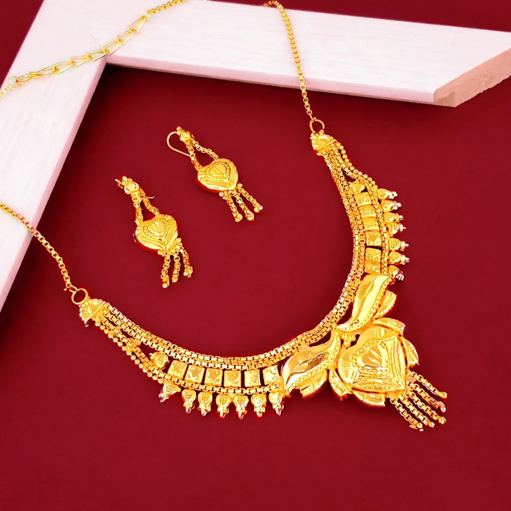 JewelMaze Classic Forming Look Jewellery Set for Women & Girls ( Assorted )