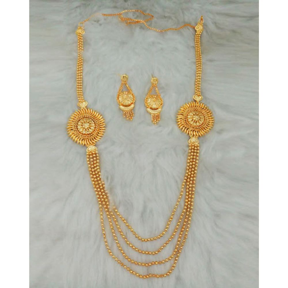 Jewelmaze Forming Look Traditional Necklace Set  Elegant Jewelry for Women (Assorted Design )