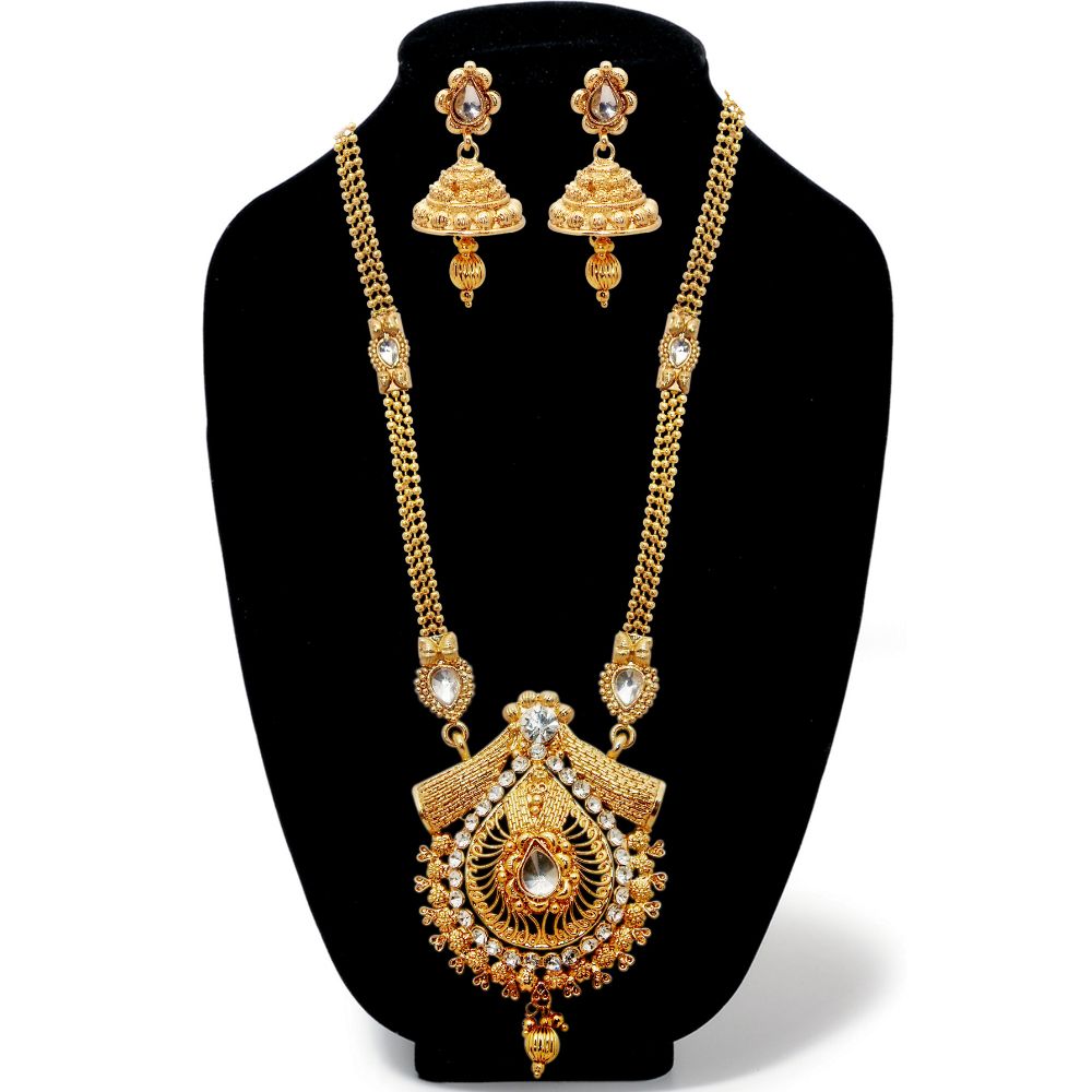JewelMaze Designer Austrian Stone Necklace Set for women