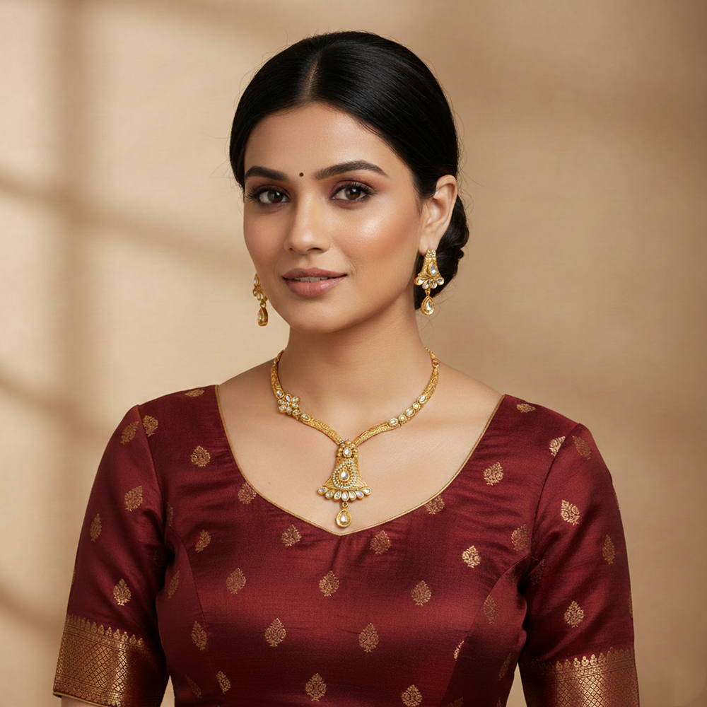 JewelMaze Traditional Austrian Crystal Necklace Set