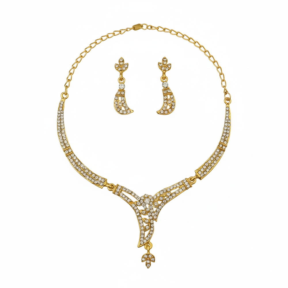 JewelMaze Premium Austrian Stone Jewellery Set