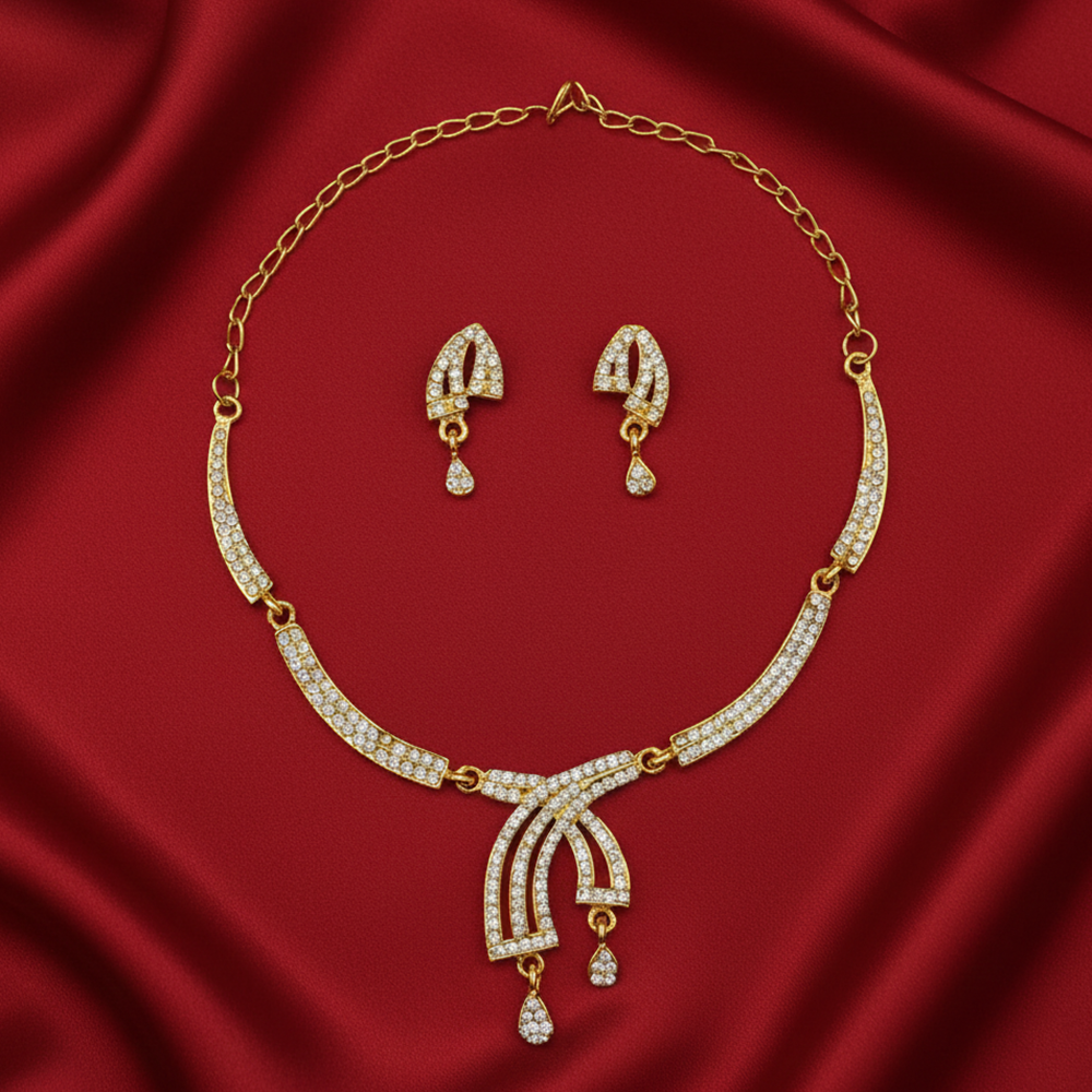 JewelMaze Premium Austrian Stone Jewellery Set