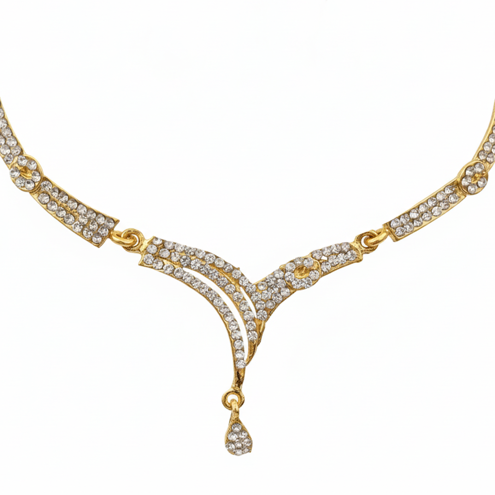 JewelMaze Classic Austrian Stone Necklace Set