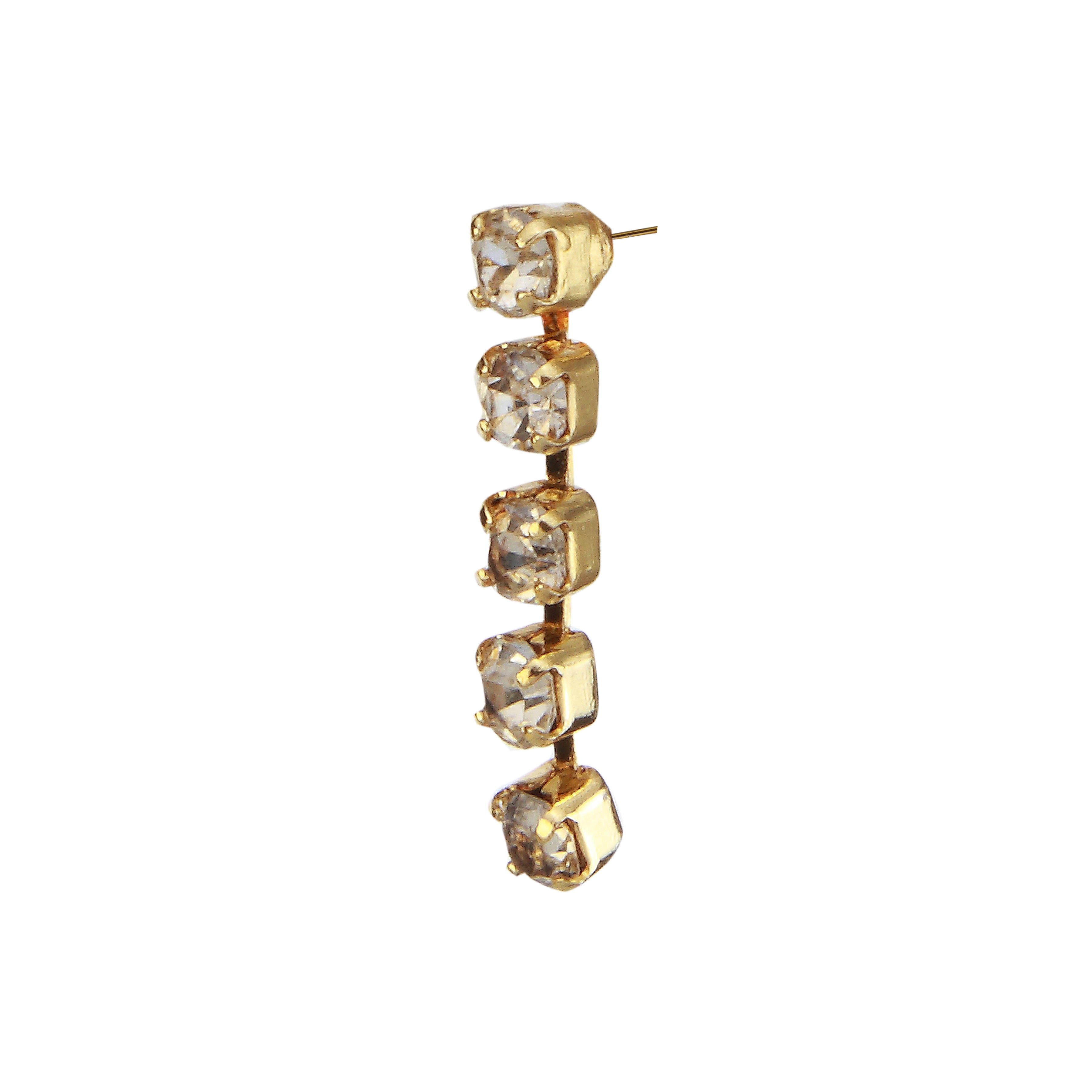 JewelMaze Gold Plated Necklace Set With Bracelet