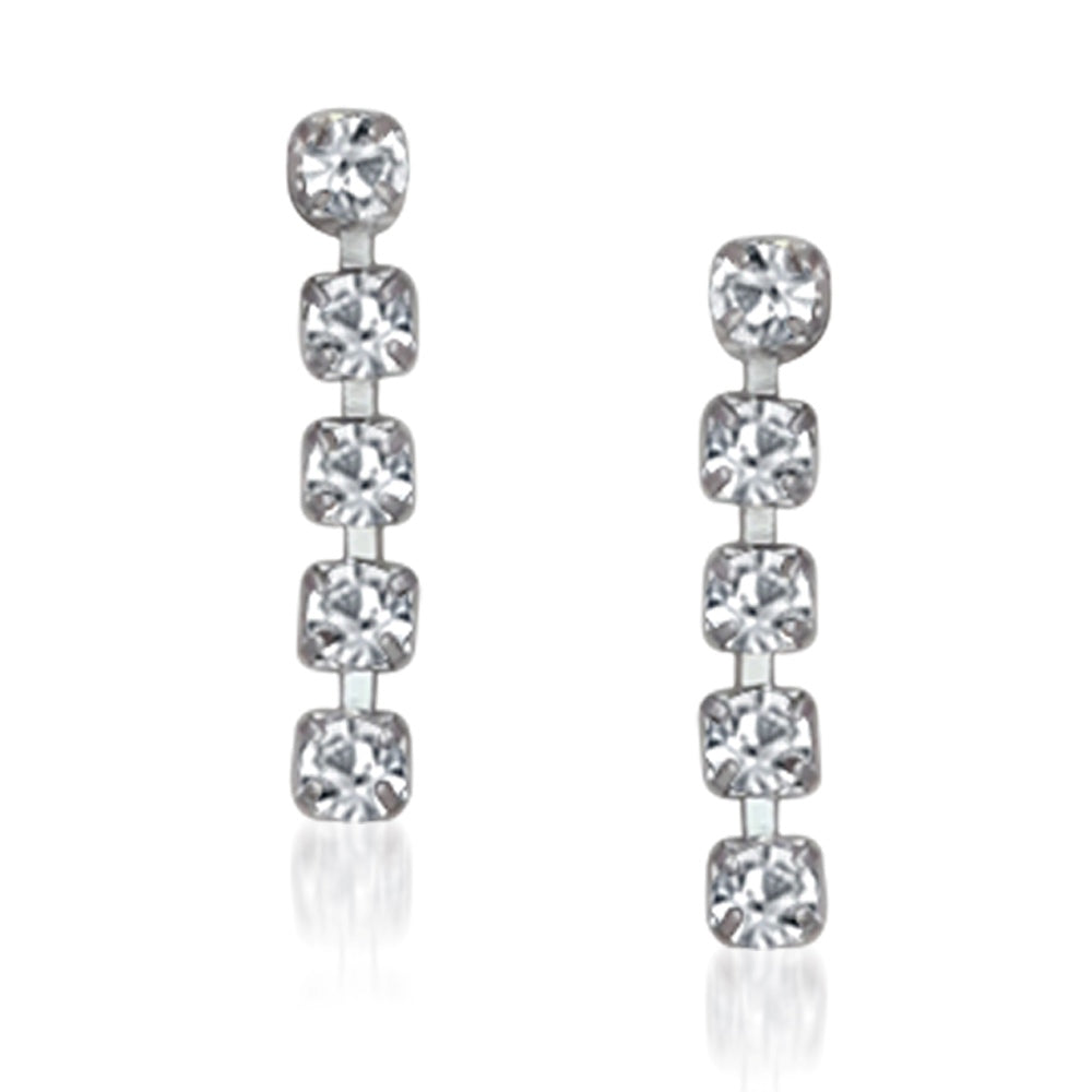 JewelMaze Silver Plated Necklace Set With Bracelet