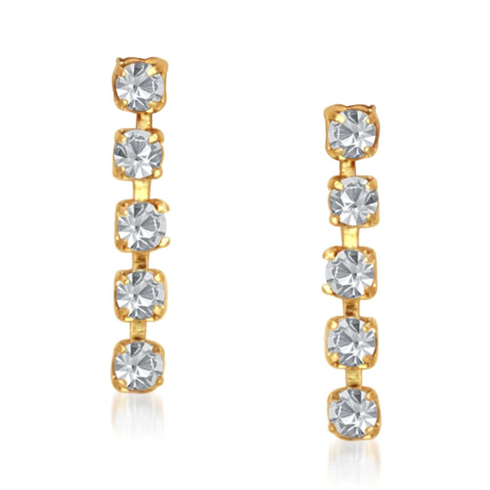 JewelMaze Stone Gold Plated Necklaces Set With Bracelet