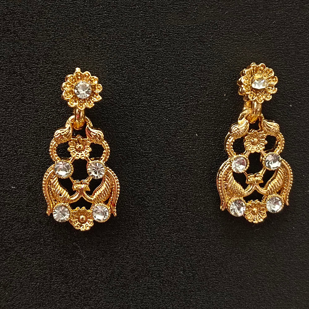 JewelMaze Gold Plated Austrian Stone Necklace Set