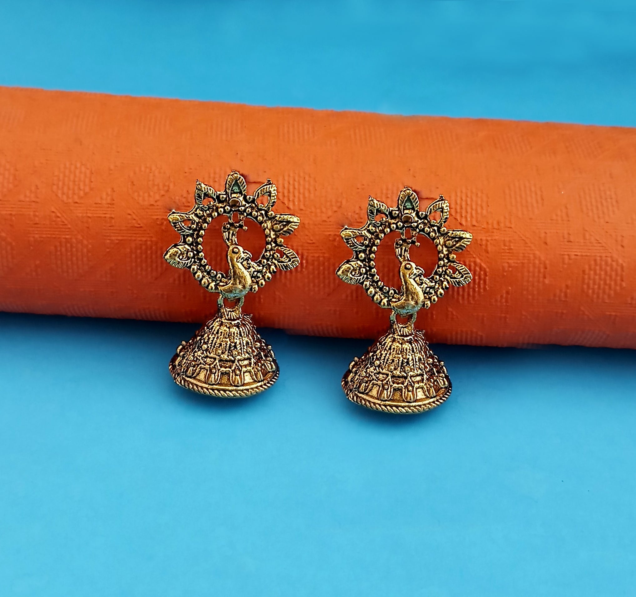 JewelMaze Oxidised Plated Stylish Earrings