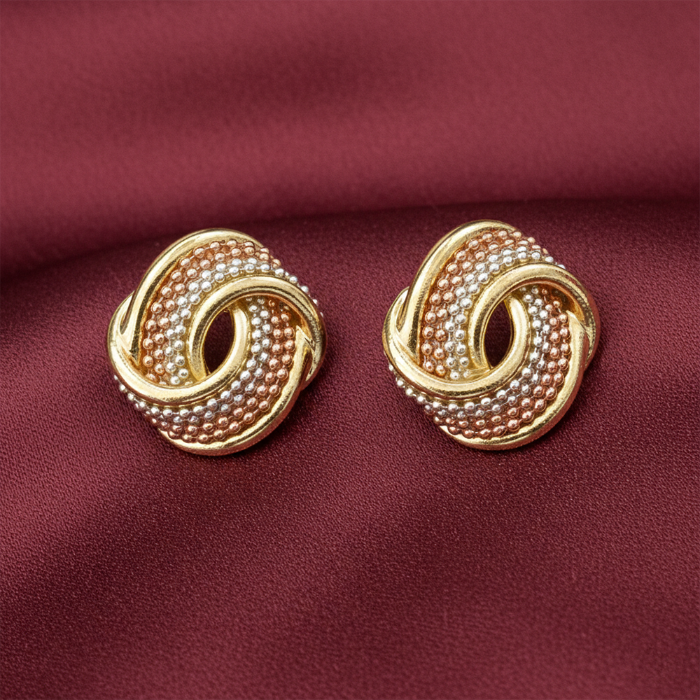 JewelMaze Anti-Tarnish Gold Tone Earrings for Women