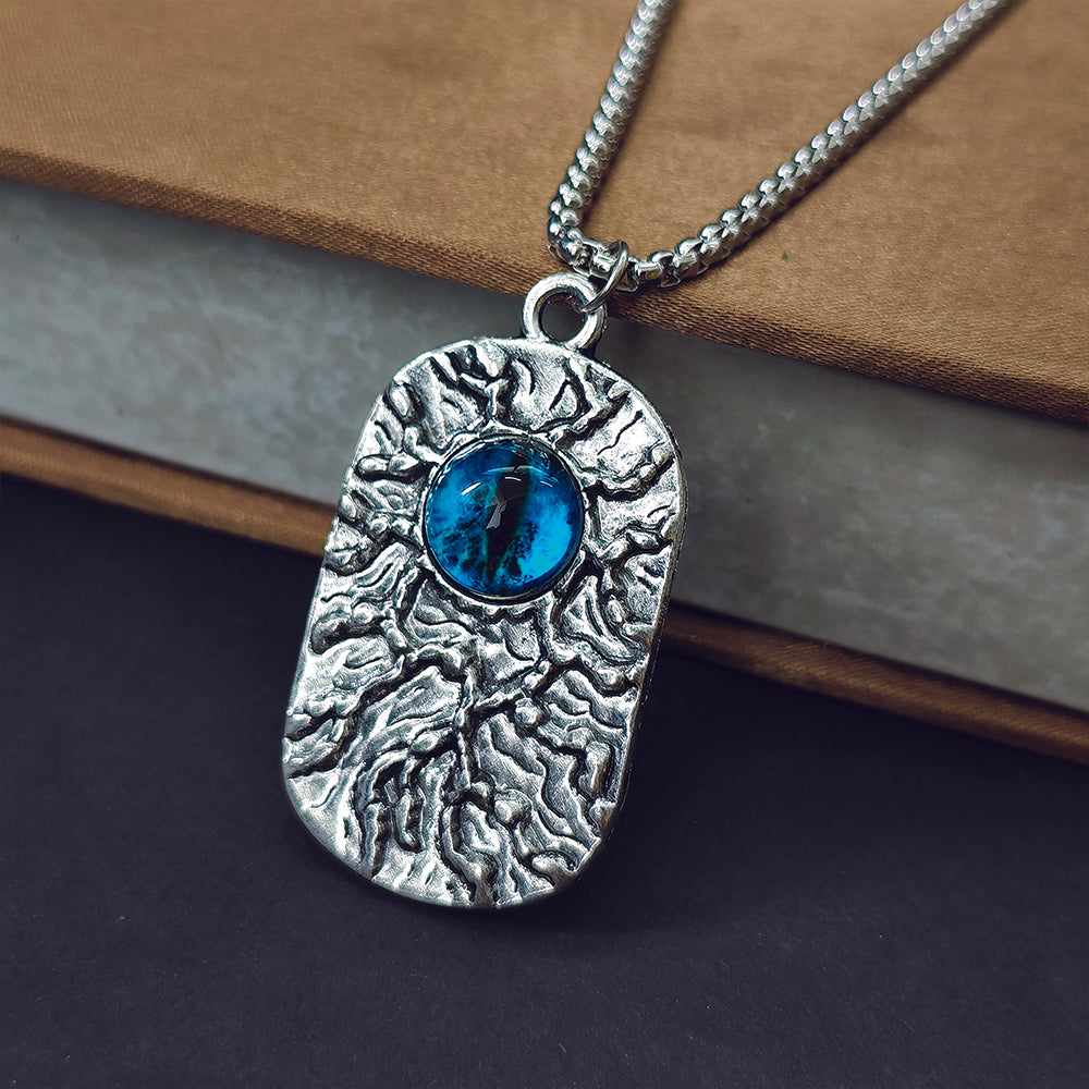 JewelMaze Dragon Devil's Eye Chain Pendant - 1404625