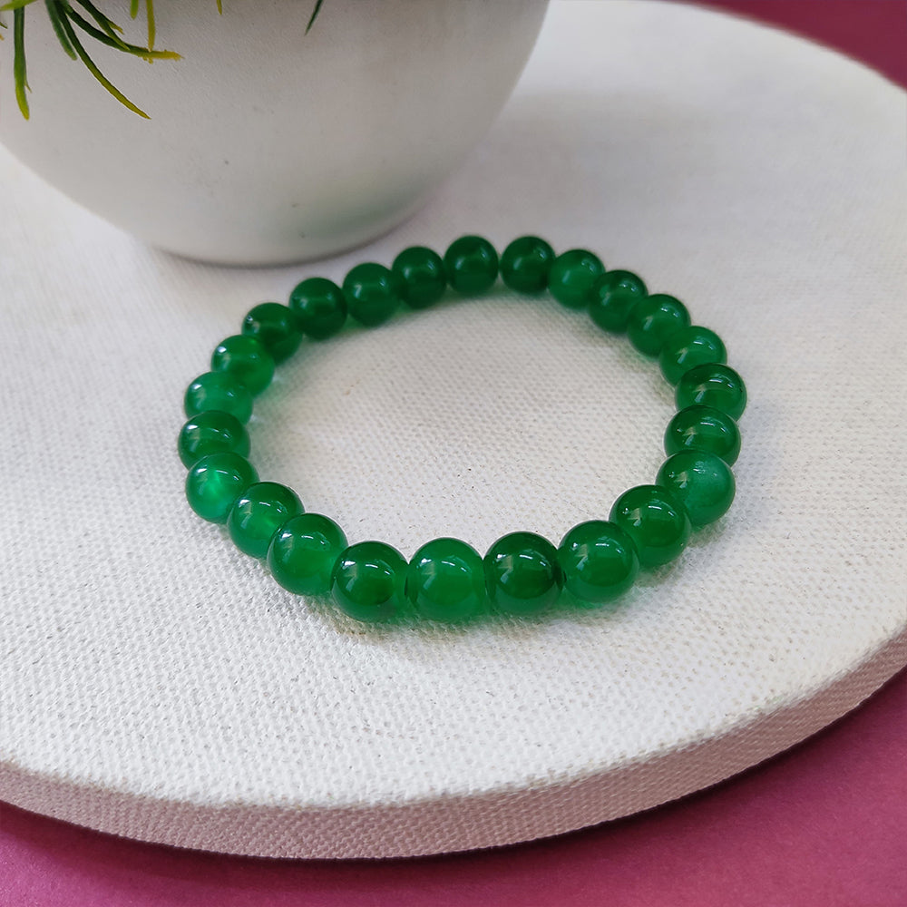 JewelMaze Green Aventurine Bracelet - 1404719