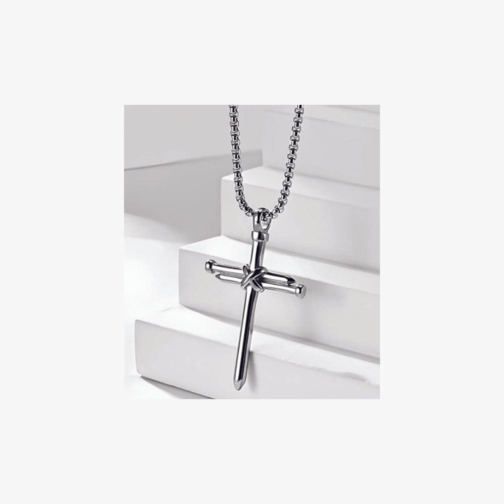 JewelMaze Cross Necklace for Men Women