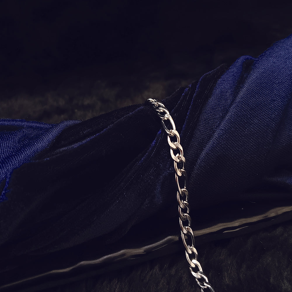 JewelMaze Classic Silver Bracelet For Men - 1404841