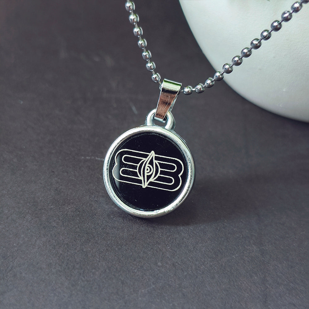 JewelMaze Trinetra Stylish Chain Pendant For Men