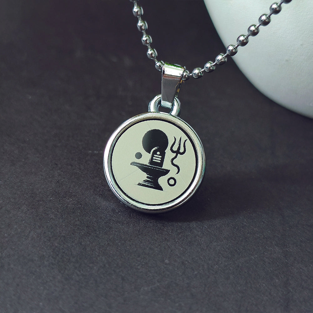 JewelMaze Shiv Chain Pendant For Men