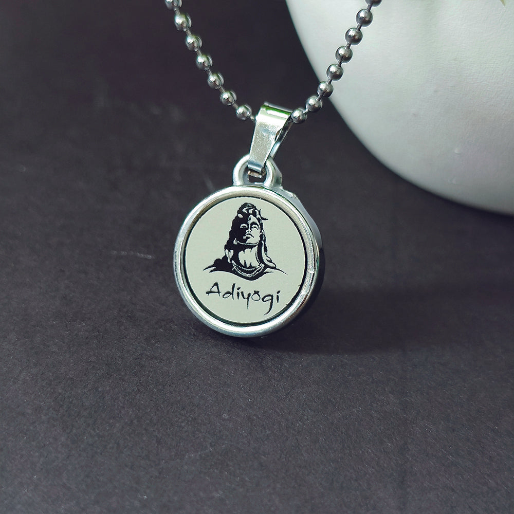 JewelMaze Shiv Chain Pendant For Men