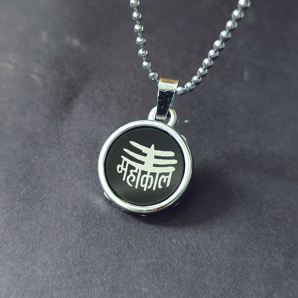 JewelMaze Mahakal Chain Pendant For Men