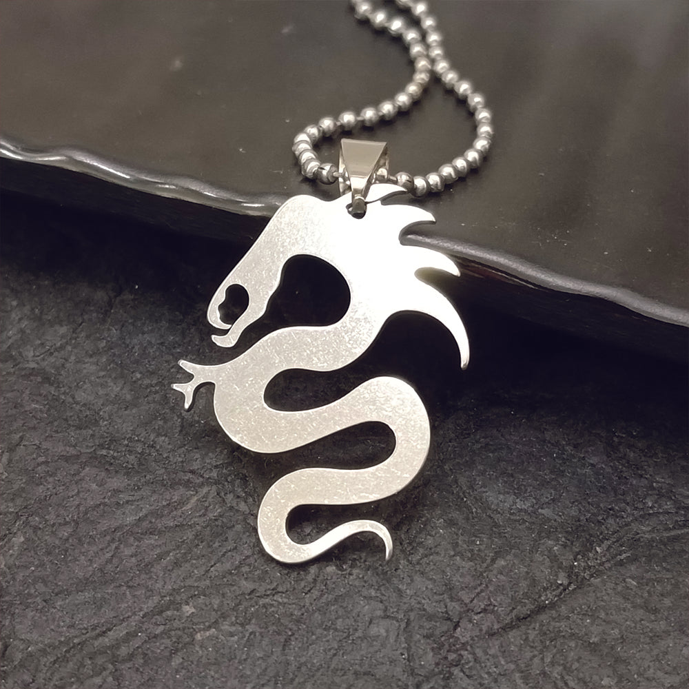 JewelMaze Dragon Chain Pendant For Men