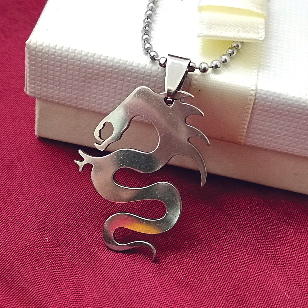 JewelMaze Dragon Chain Pendant For Men