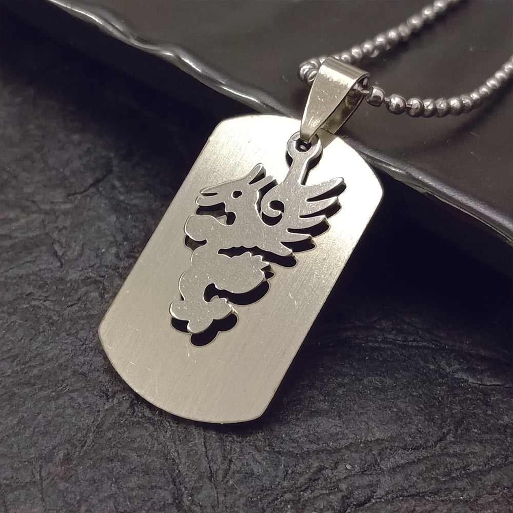 JewelMaze Dragon Chain Pendant For Men -1404869