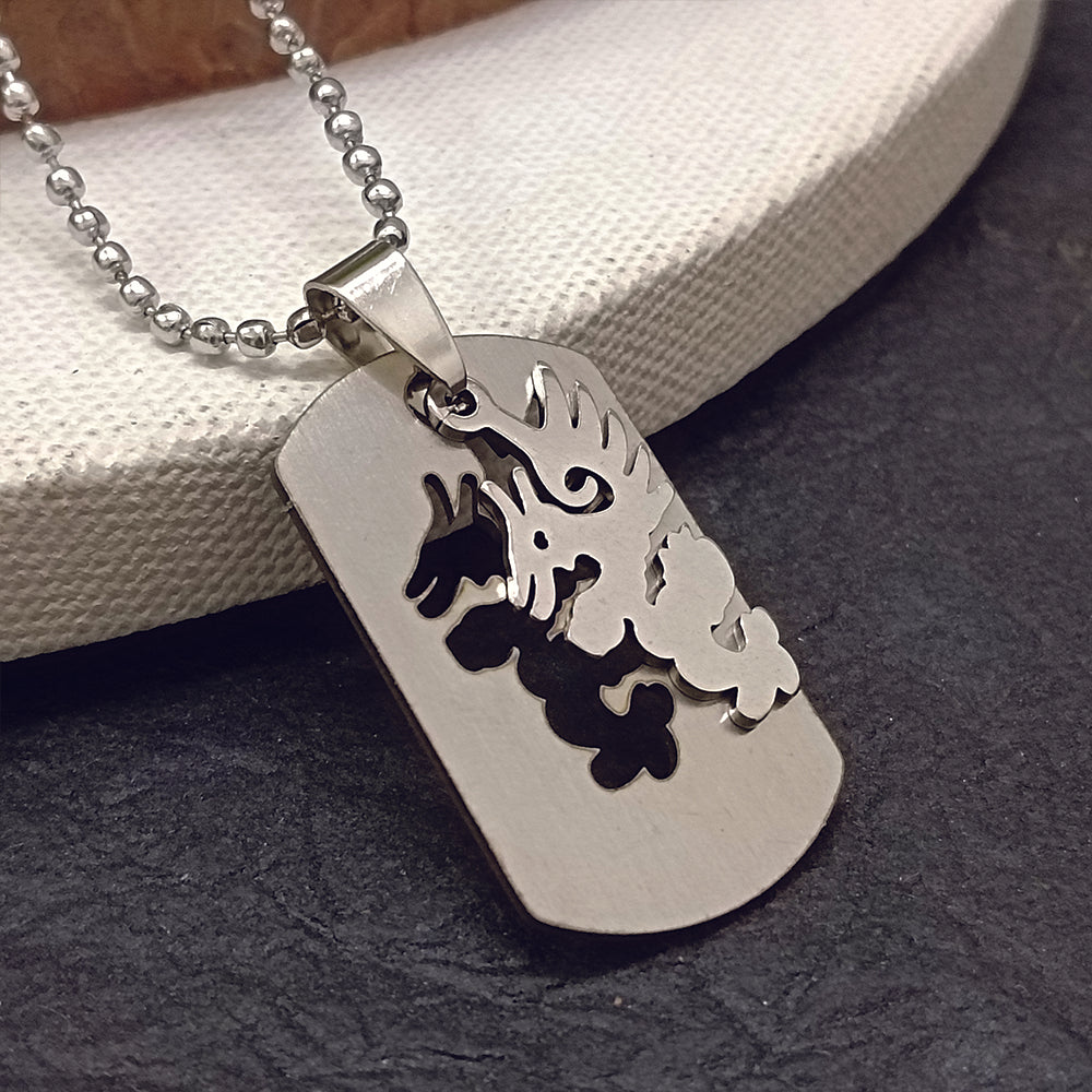 JewelMaze Dragon Chain Pendant For Men -1404869