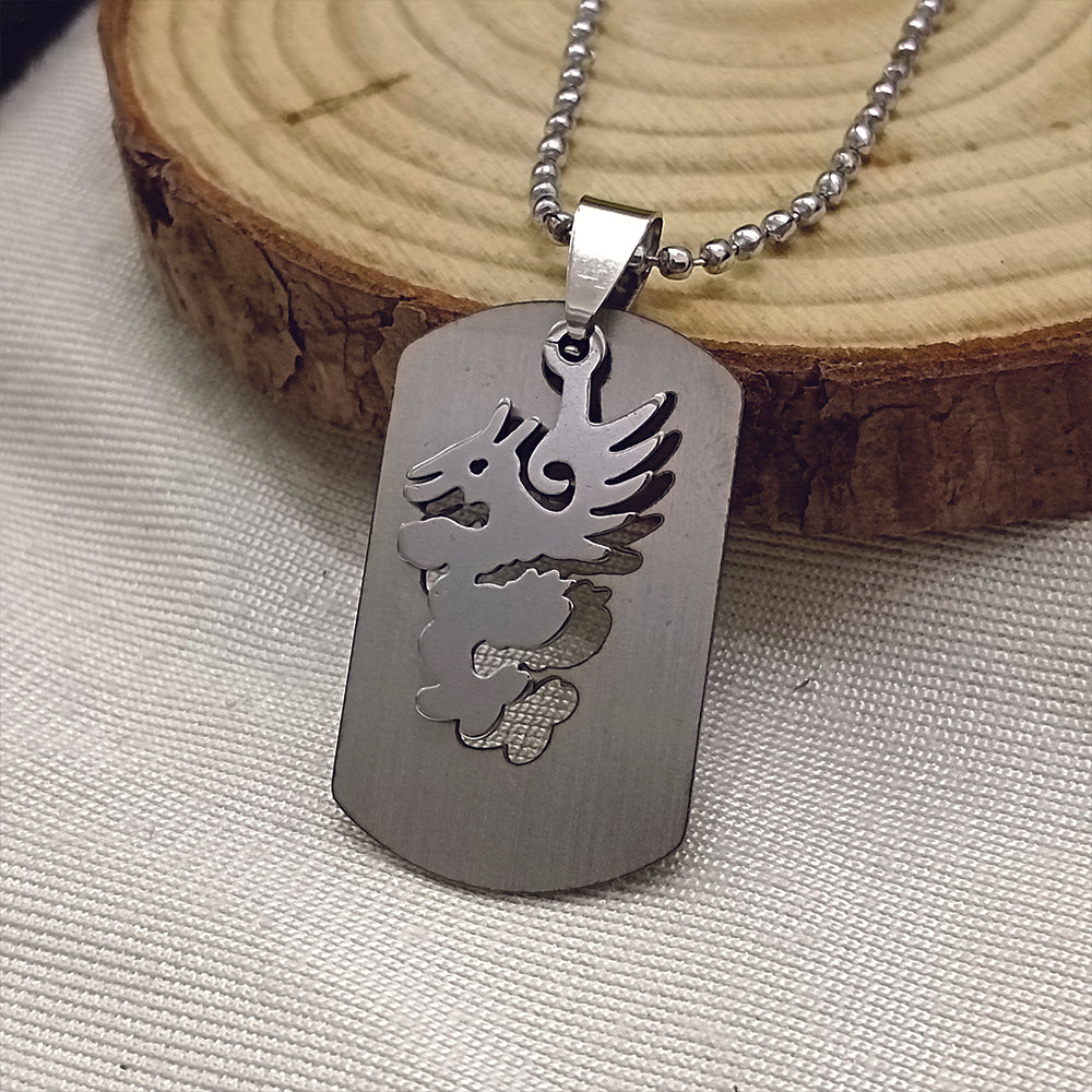 JewelMaze Dragon Chain Pendant For Men -1404869