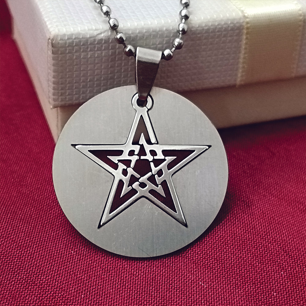JewelMaze Star Chain Pendant For Men- 1404872