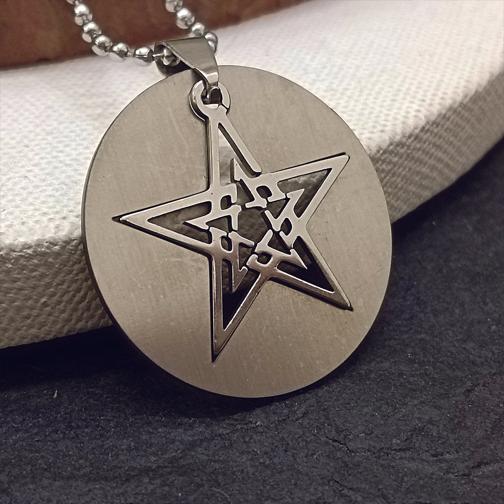 JewelMaze Star Chain Pendant For Men- 1404872