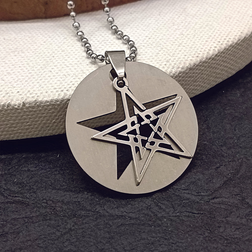 JewelMaze Star Chain Pendant For Men- 1404872