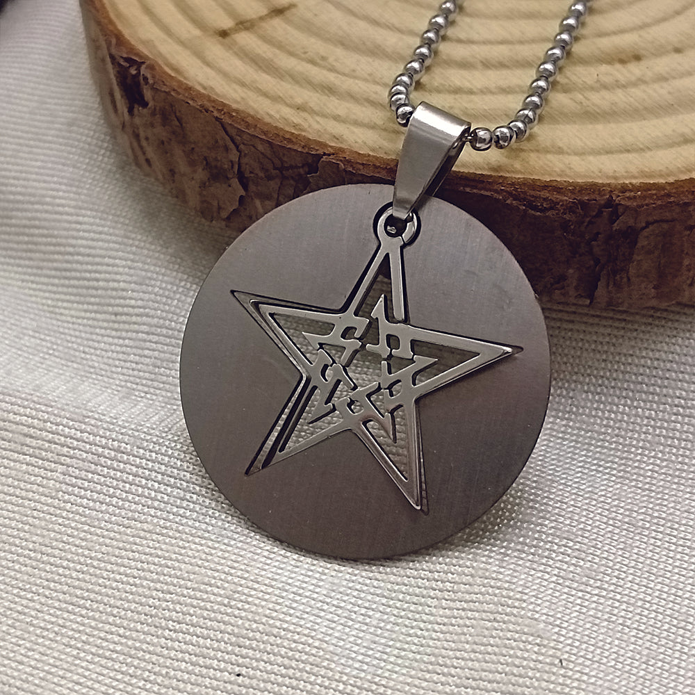 JewelMaze Star Chain Pendant For Men- 1404872