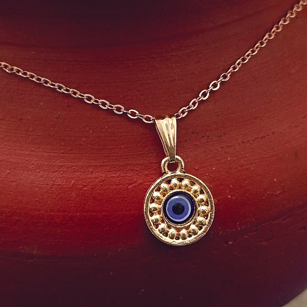 JewelMaze Evil Eye Chain Pendant - 1405012