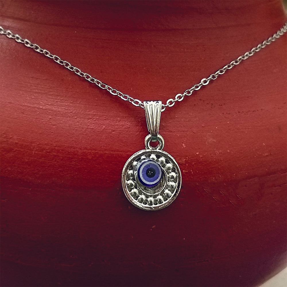 JewelMaze Evil Eye Chain Pendant - 1405024