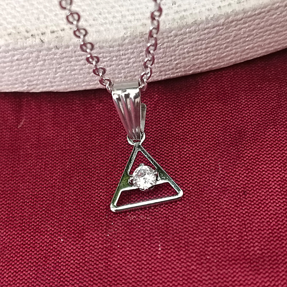 JewelMaze Triangle Shaped Chain Pendant