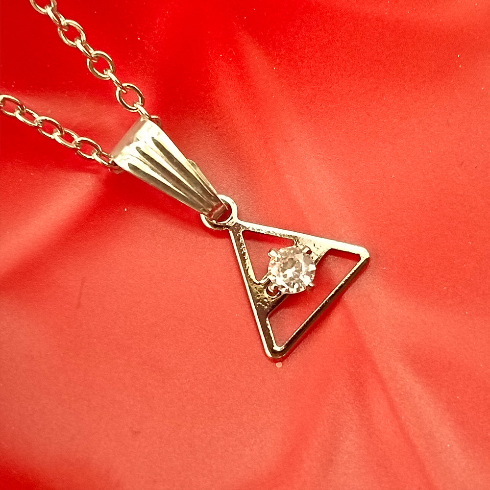 JewelMaze Triangle Shaped Chain Pendant