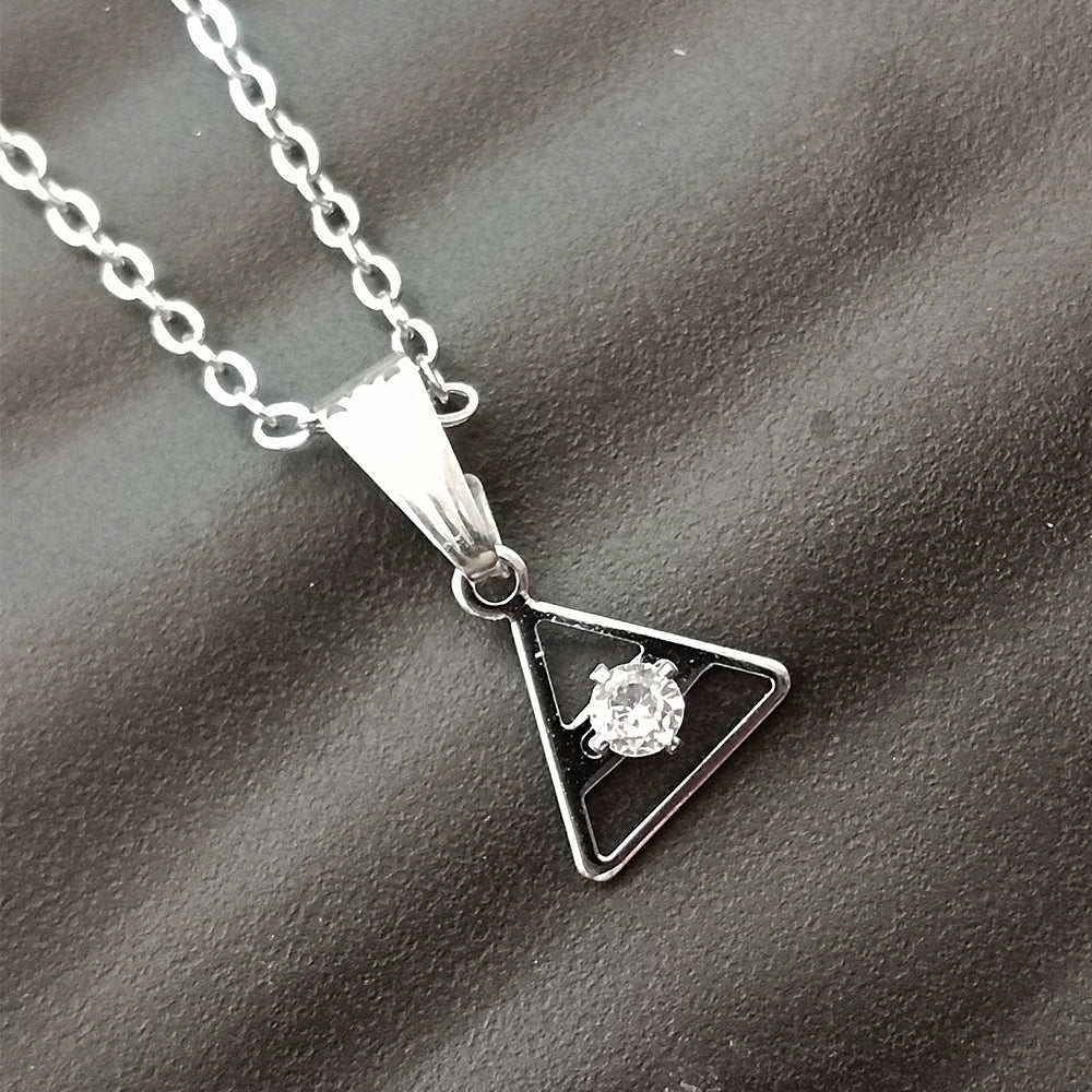 JewelMaze Triangle Shaped Chain Pendant