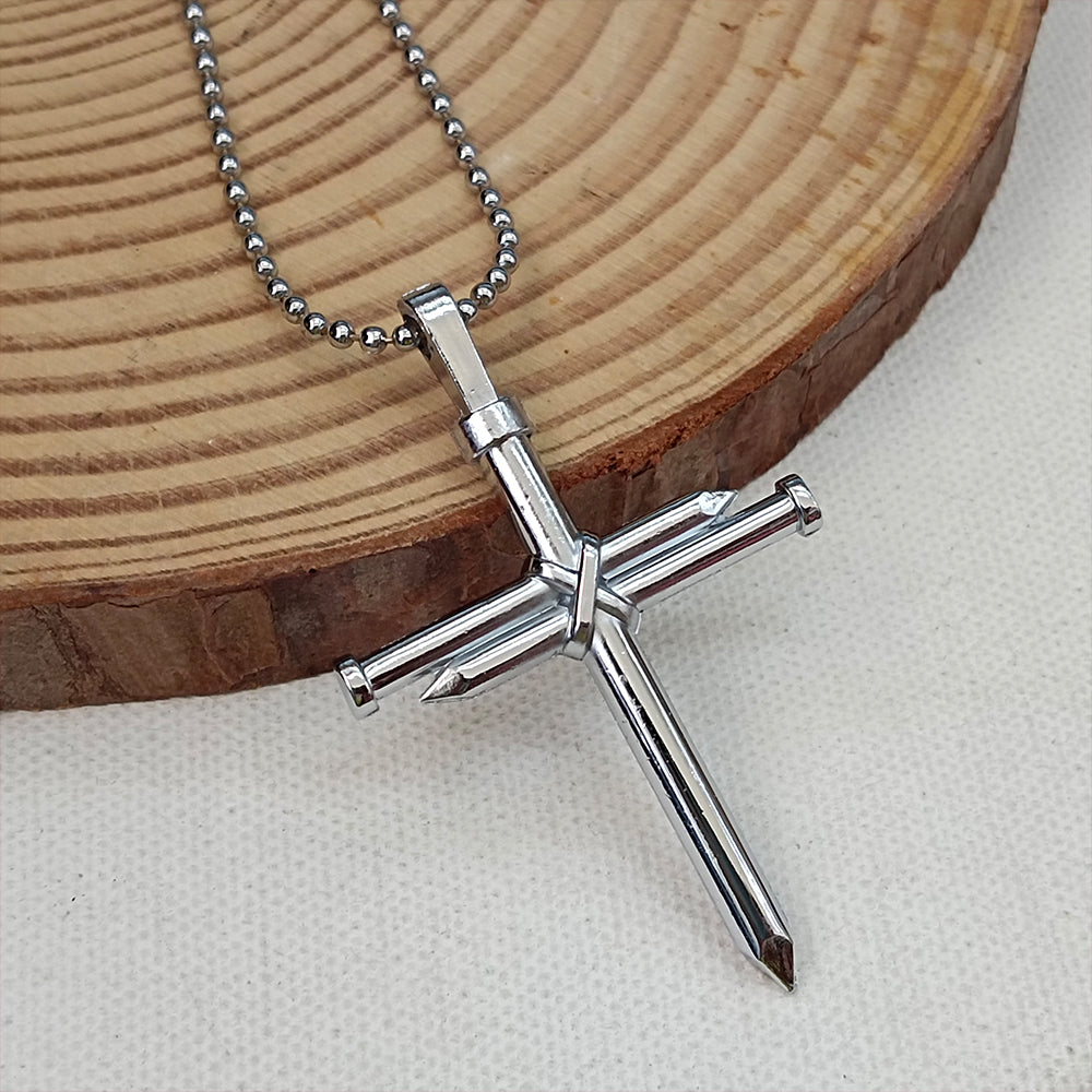 JewelMaze Cross Necklace for Men Women
