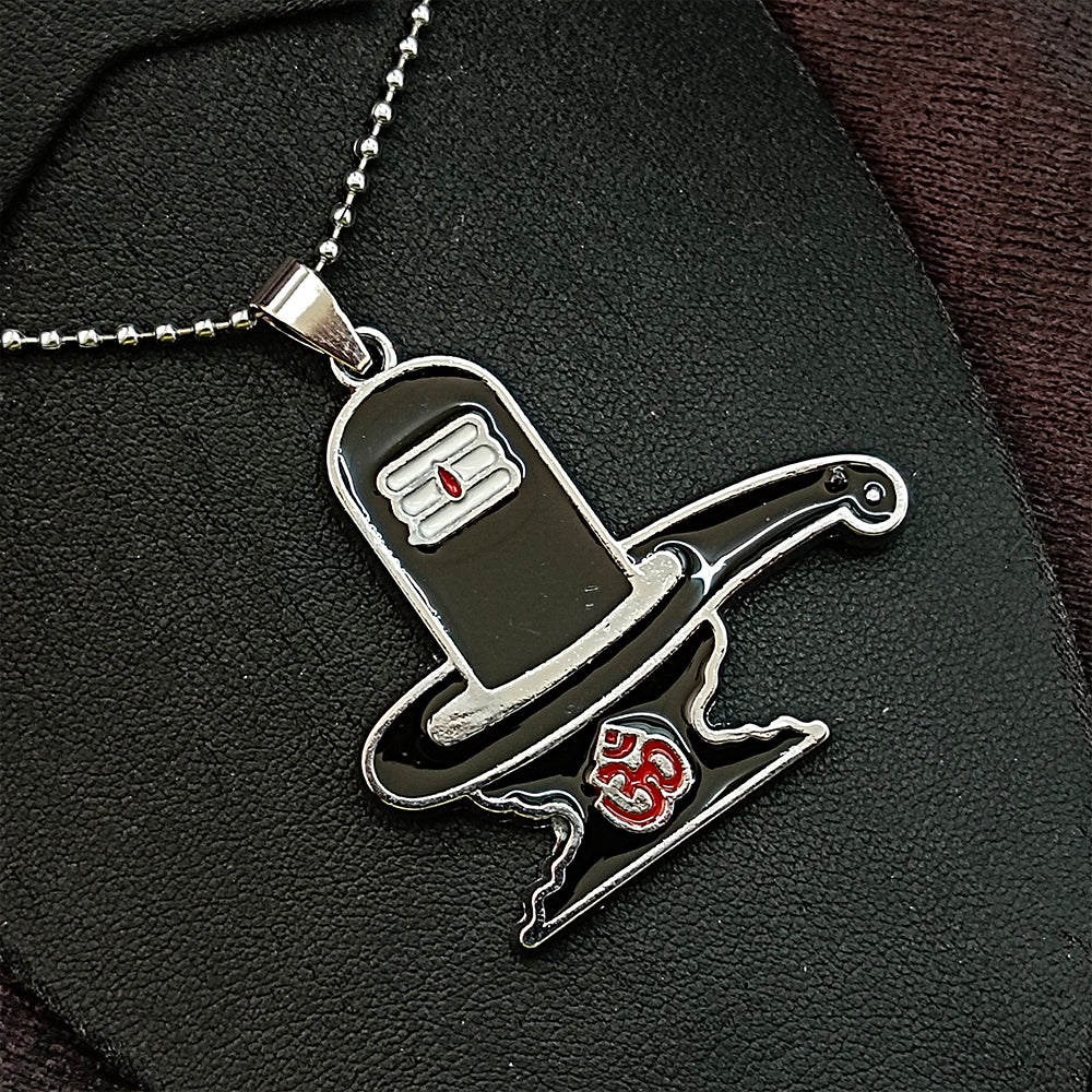JewelMaze " Shivling " Chain Pendant