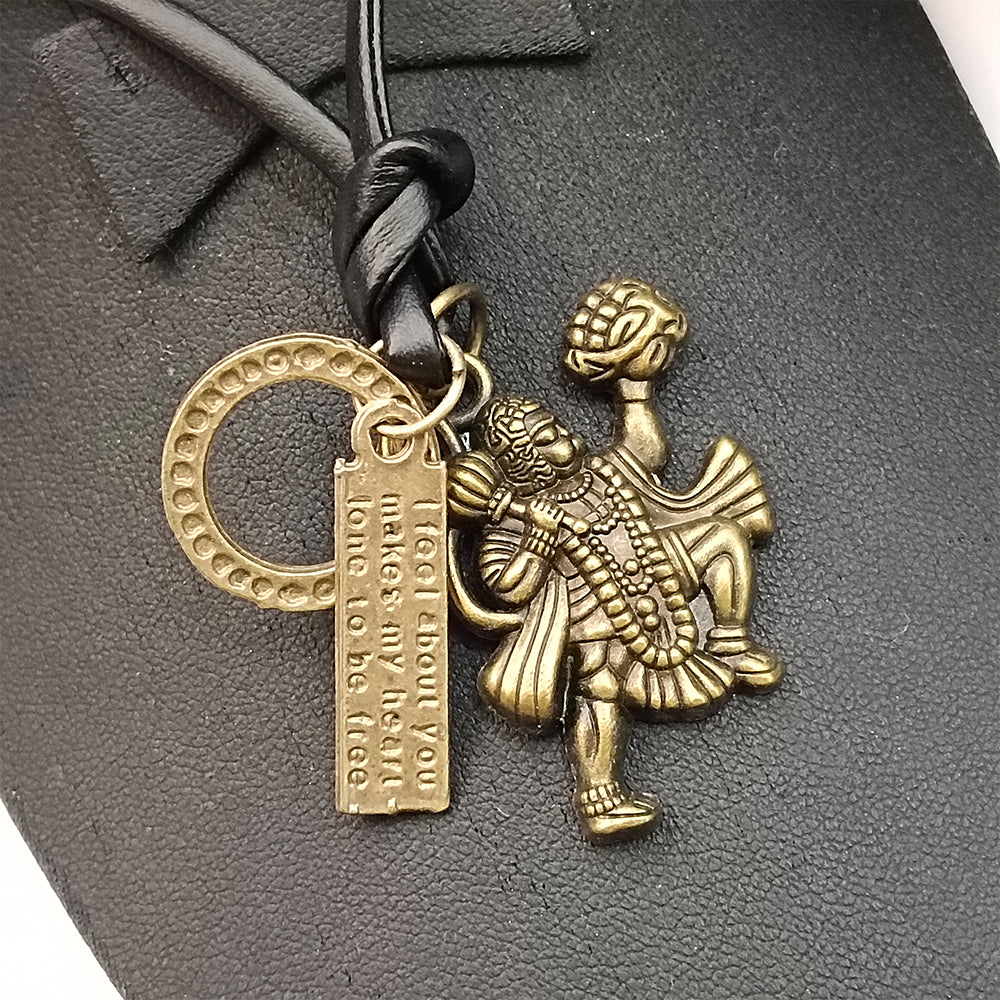 JewelMaze Hanuman Thread Pendent For Men