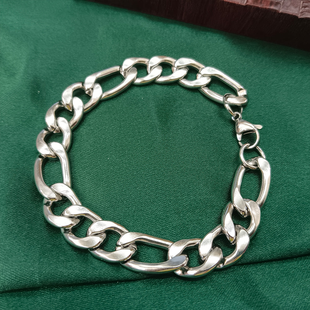 JewelMaze Classic Silver Bracelet For Men-1405242